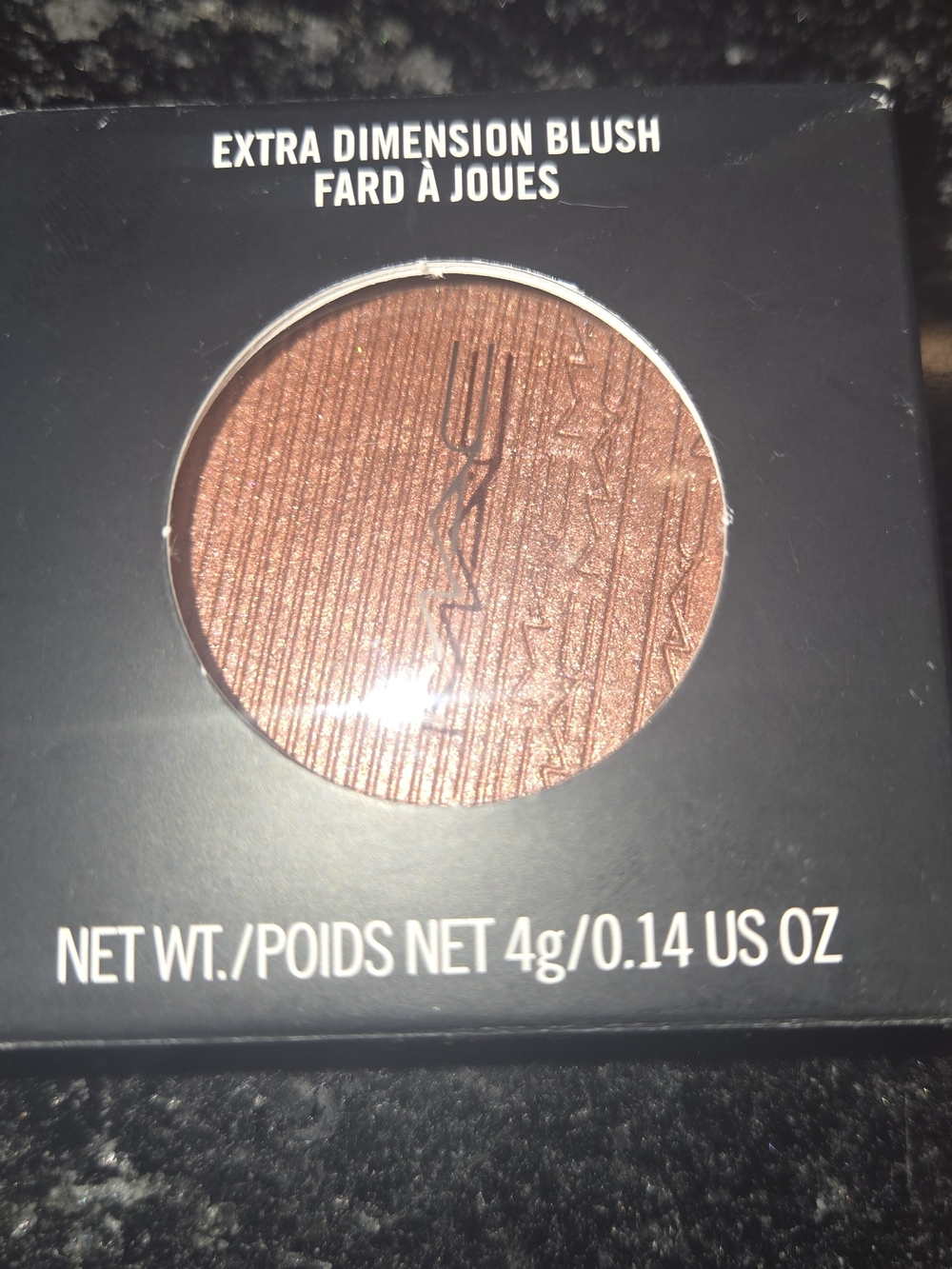 MAC Extra Dimension Blush Brown 4g NWT Color Hard To get